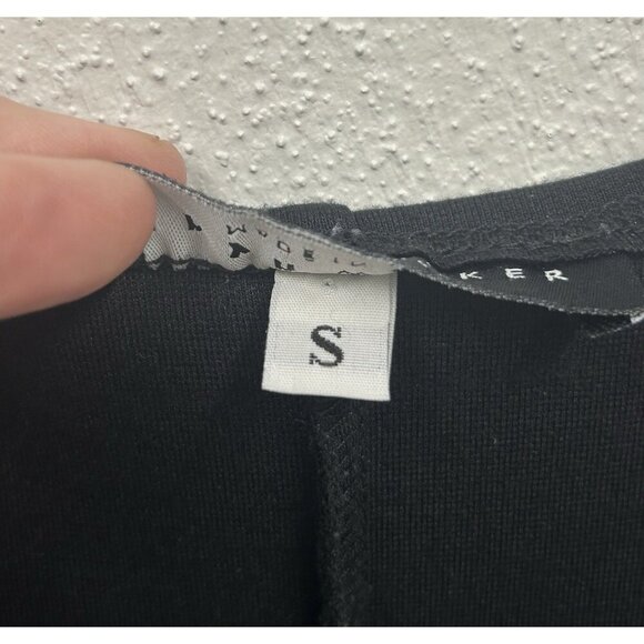 Bryn Walker Womens Black Sleeveless Tunic Tank/Dress Small Lagenlook Minimalist - Picture 5 of 6